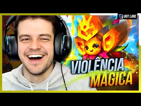 Estão achando que bot lane de MAGUINHO é CALMA?! É só MAGIA PRA TODO LADO! 🪄✨