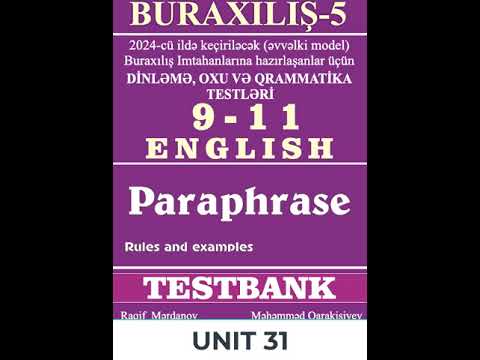 BURAXILIŞ-5 | 9-11 ENGLISH