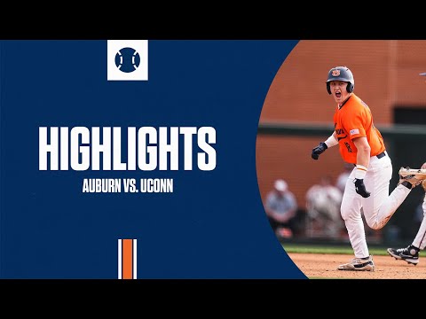 Auburn Baseball - Highlights vs UConn (Game 3)