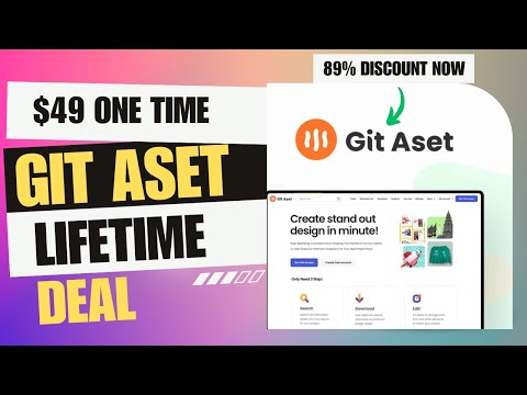 🔰🎀🔰Git Aset Lifetime Deal | The Ultimate Creative Toolkit  | $49 Lifetime Deal | 89% Now