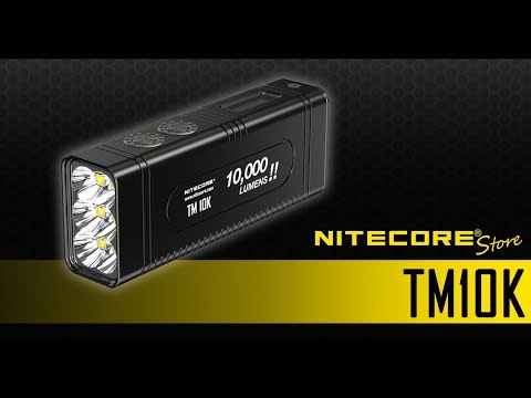 (Discontinued) NITECORE TM10K Tiny Monster 10000 Lumen Burst USB-C Rechargeable Flashlight