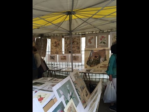 Amazing Antique Mural Renderings at a Paris Flea Market