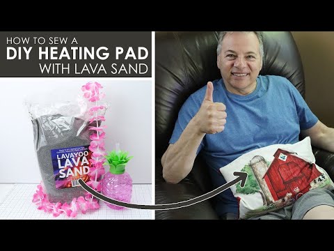 How to make a DIY Heating Pad with Lava Sand