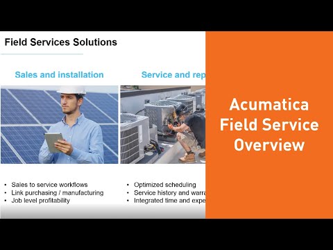 Acumatica Field Service Overview