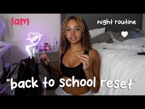 BACK TO SCHOOL NIGHT ROUTINE 👩🏽‍🏫