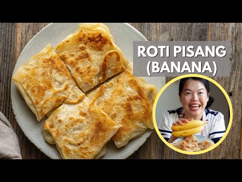 Malaysian-styled Roti Pisang (Banana) - Flip/Twirl and Pull/Stretch Method