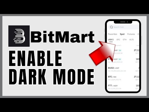 How to Enable Dark Mode on BitMart App 2024?