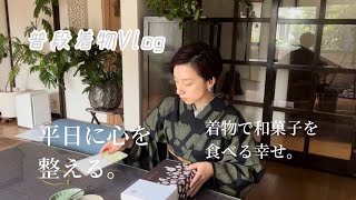 【普段着物Vlog】京都祇園あのん/幸せはあんこに有り。