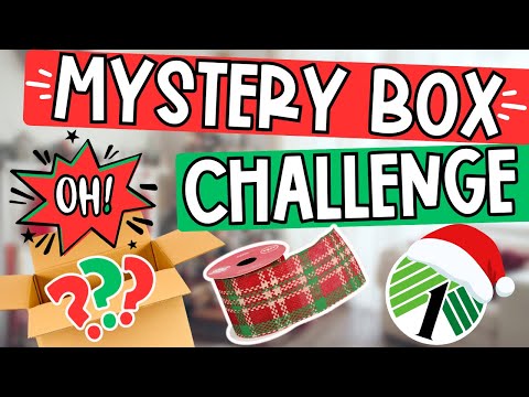 ✨Magical✨Christmas Home Decor DIYS & Crafts on a Cheap Budget! Dollar Tree Mystery Box Challenge