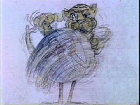 Sesame Street animation - Gloria Globe's magic hat trick (tiger)