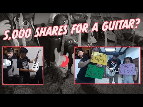 5,000 shares for a guitar?