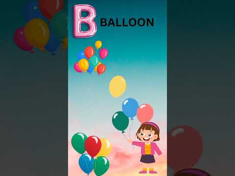 B for Balloon #balloon#homeschooling #junior #kidsvideo #viralkidscontent #viralkidssong #babygirl