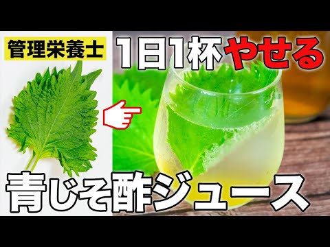 【青じそジュースで痩せるならこれ！】簡単２つの材料！毎日1杯の健康飲料 大葉ジュースとシソの活用法を管理栄養士が紹介