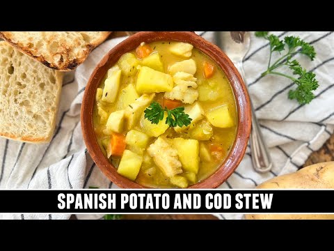 Spanish Potato and Cod Stew | Hearty and Flavorful ONE-PAN Recipe