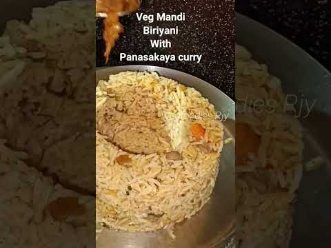 #trending #mandi #vegbiryani#Minimandi #biryani#vegmandiwith panasakaya masala curry @VegfoodiesJ