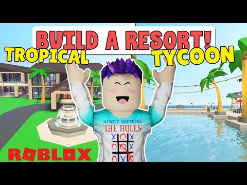 Building my own RESORT ISLAND in Roblox