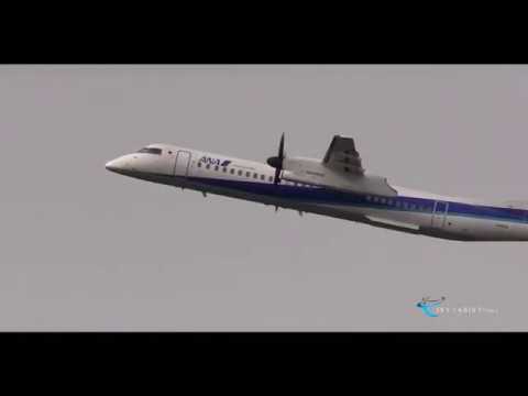 Plane Spotting at New Chitose Airport(Japan)  ANA Wings(AKX) Bombardier DHC-8-402Q Dash 8 JA843A