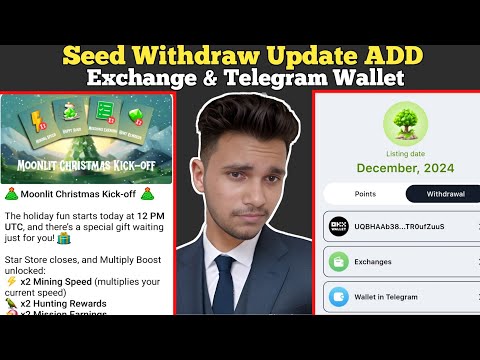 Seed Airdrop Listing & Withdraw Exchange Update | Seed Listing Date | Seed Airdrop Criteria