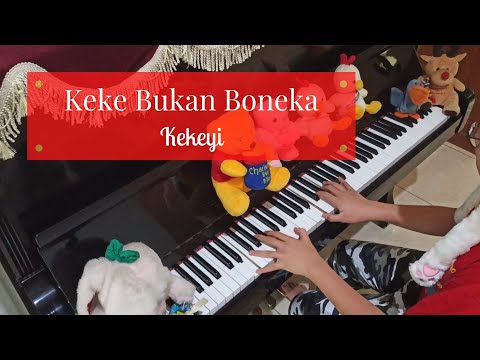 Karaoke 'Keke Bukan Boneka' (Piano and Lyrics) - Piano Cover by Hudson Lois