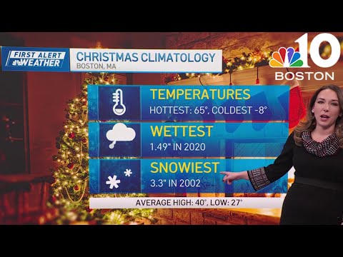 Boston's Christmas Day forecast | Sun to shine, no more snow coming