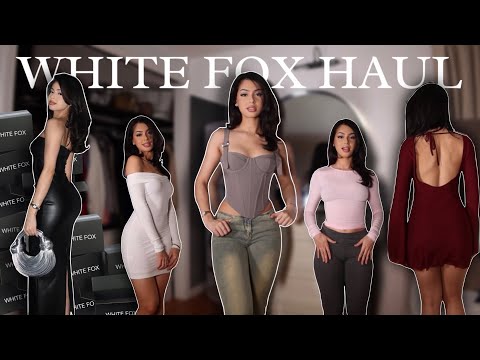 massive $1000 white fox try on haul!