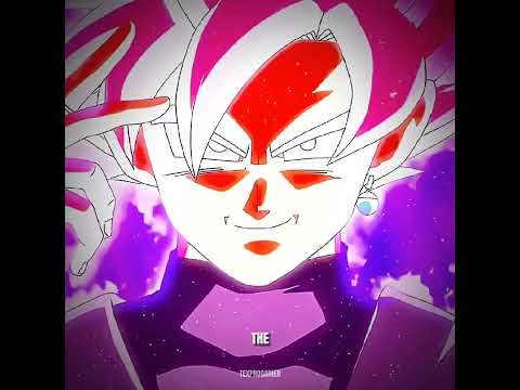 Goku Black Super Saiyanjin Rose edit #fypシ #anime #dbs #dragonballsuper #gokublack #gokublackrose