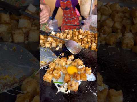 Must eat! Chiang mai street radish cake / Thai street food