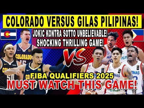 GILAS PILIPINAS vs COLORADO - Kai Sotto at Ramos Unstoppable! FIBA Qualifiers 2025 - 2k25 Latest