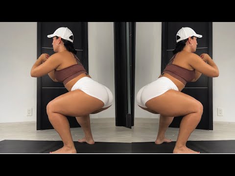 She Has the Roundest Butt! Squat Workout Remix video