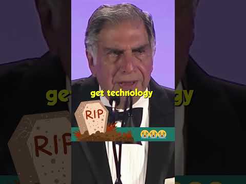 A Motivational Speech by Ratan Tata Sir | RIP Ratan Tata💔😭#shorts