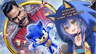 Korone watches Sonic the Hedgehog [Hololive/ENG]