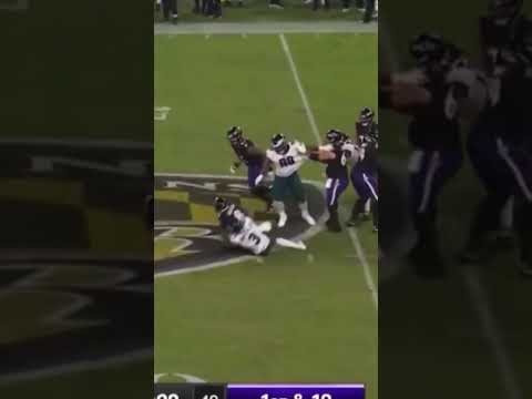 NOLAN SMITH GETS HOME, HUGE SACK for the Birds 🦅🔥 Eagles vs Ravens Highlights