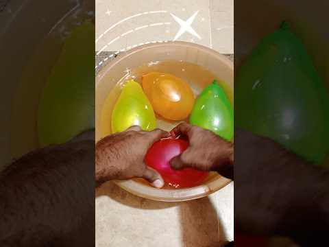 Water Balloon Pooping in Tub #shorts #colourfulballoonpopping #entertainment