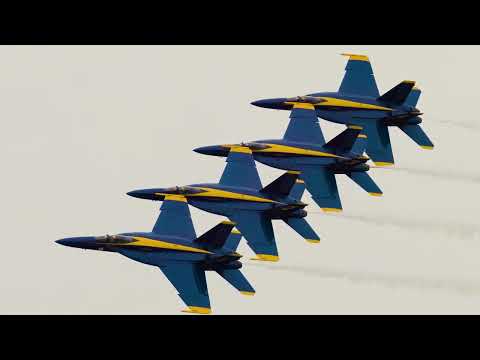 Beautiful and closest Echelon Parade Blue Angels March 18, 2023 at NAS Point Mugu, CA