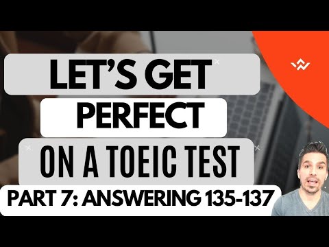 100% ON A TOEIC TEST: (PART 6) ANSWERING QUESTIONS 135-138 #toeictips #passtoeic #toeic単語 #TOEIC990