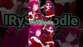 Just IRyS Santa Jumping Around in 3D Best IRyS Way Possible! [Hololive IRyS Doodle]