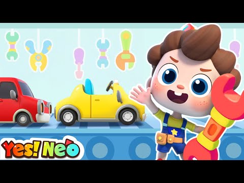 Let's Repair Toy Cars | Cars Challenge Song | Cars Rescue | Nursery Rhymes & Kids Songs | Yes! Neo