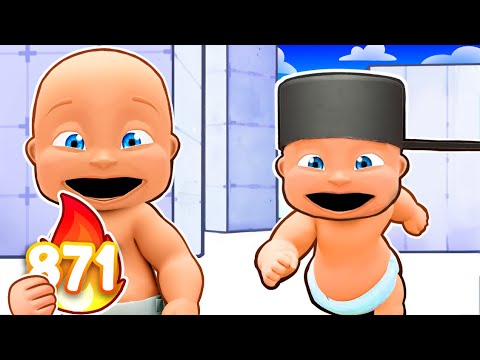 Baby Pretends to Be a Noob in Roblox Rivals!