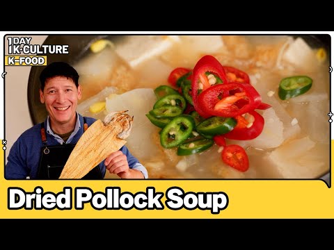 [1DAY 1K-CULTURE: K-FOOD] Dried Pollock Soup (Hwangtaetang) Recipe with Chef Ryan