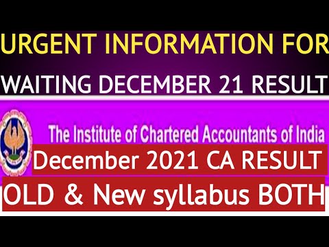 |Big Updates For Waiting December 2021 Result| Old Syllabus| New Syllabus|