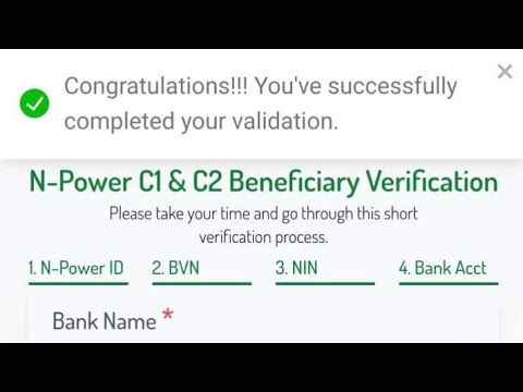 N Power Validation Problem fixed