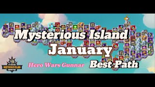 Mysterious Island January Best Path Hero Wars