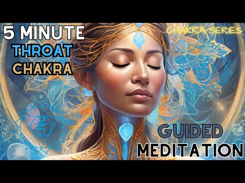 Throat Chakra Guided Meditation | Find Your Voice| 5 Minute Morning Meditation Chakra Activation