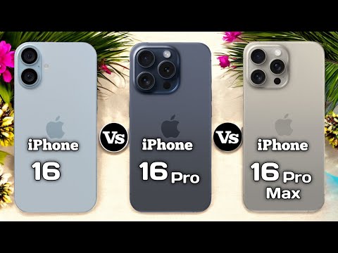 iPhone 16 V/S iPhone 16 Pro V/S iPhone 16 Pro Max #pn59tech