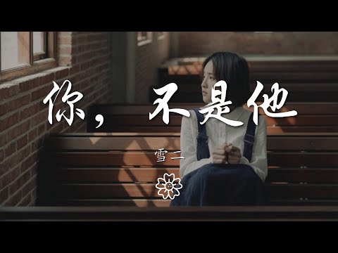 雪二 - 你，不是他『你和他一樣都不愛說話』【動態歌詞Lyrics】