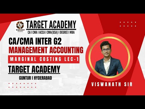 1.CA/CMA_INTER_G2_NEW_BATCH_MANAGEMENT_ACCOUNTING_MARGINAL_COSTING_LEC-1 #ca #cainter #cma #cmainter