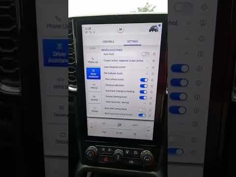 How to turn off Lane Keeping Assist on #2023fordrangerwildtrak4x4 #shorts #shortsvideo