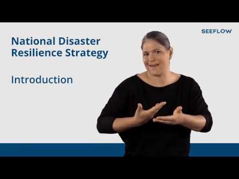 Proposed National Disaster Resilience Strategy summary (NZ Sign Language)