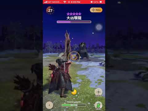 MHN 10-5黑角龍弓 VS 10星大凶颚龍