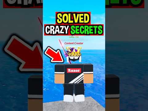 SOLVED CRAZY SECRETS in Roblox Fisch..